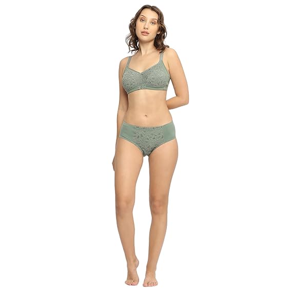 SOIE Women’s Full Coverage Bra – Non-Padded, Non-Wired Everyday Comfort
